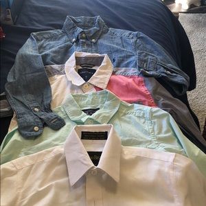 Various Long Sleeve Button Down Shirts.  5/6